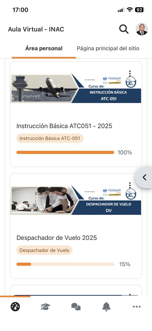 Dashboard móvil